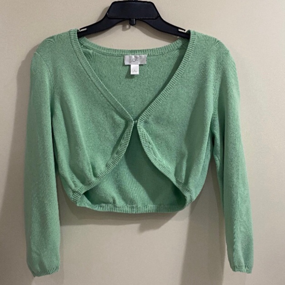 Ann Taylor LOFT Women’s Green Bolero Size Large